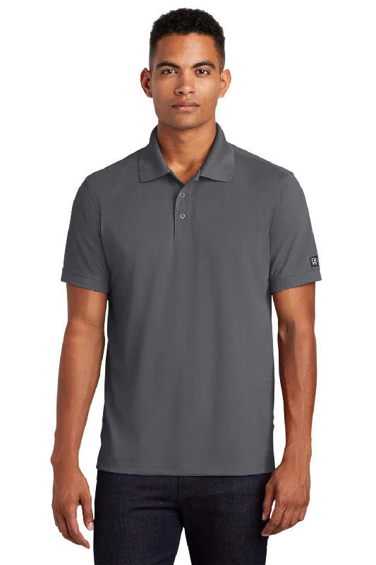 Ogio Mens Caliber 2.0 Moisture Wicking Short Sleeve Polo Shirt - Diesel Grey