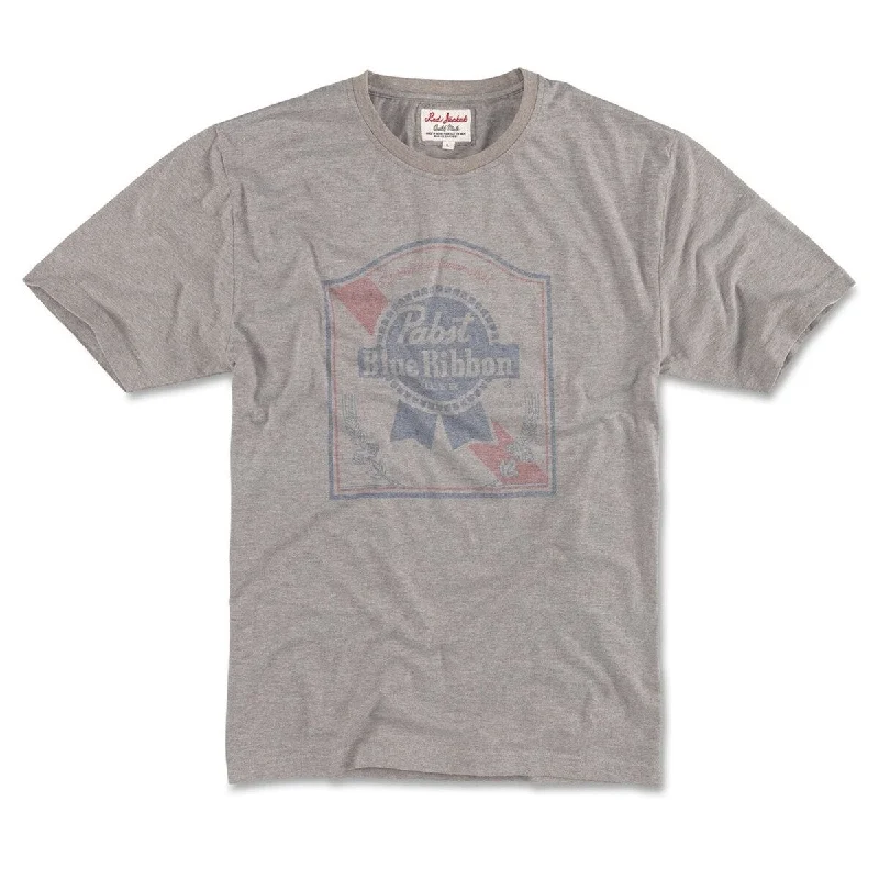 Pabst Blue Ribbon Vintage Fade Label Logo TShirt