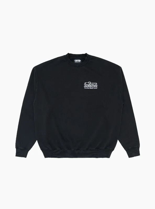 Real Estate Logo Sweatshirt Faded Black