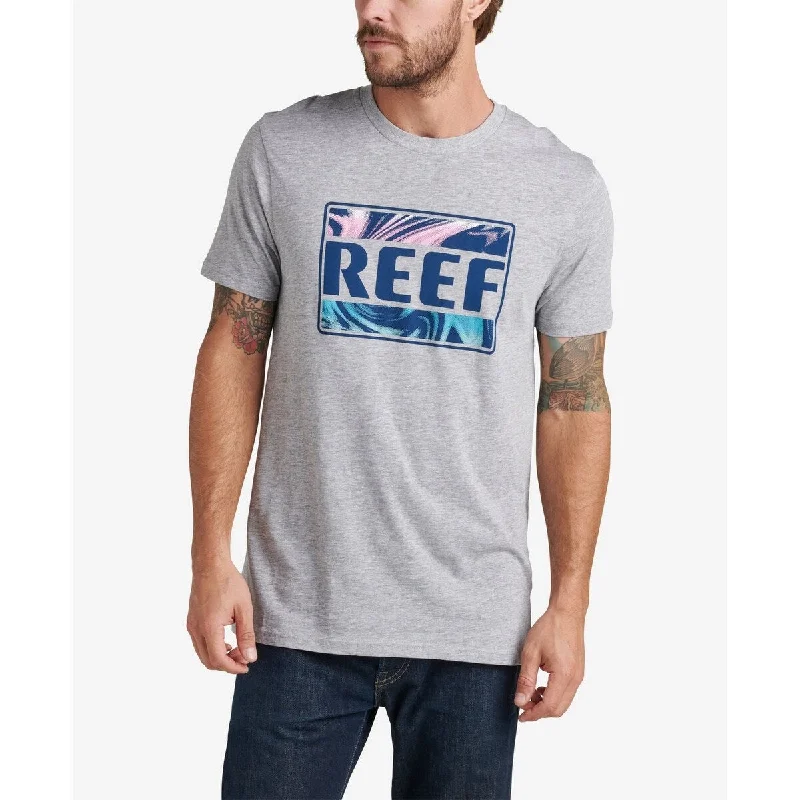 Reef Men's Bengal Graphic T-shirt Gray Size XL