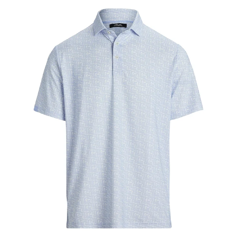 RLX Printed Airflow Polo Office Blue - AW24