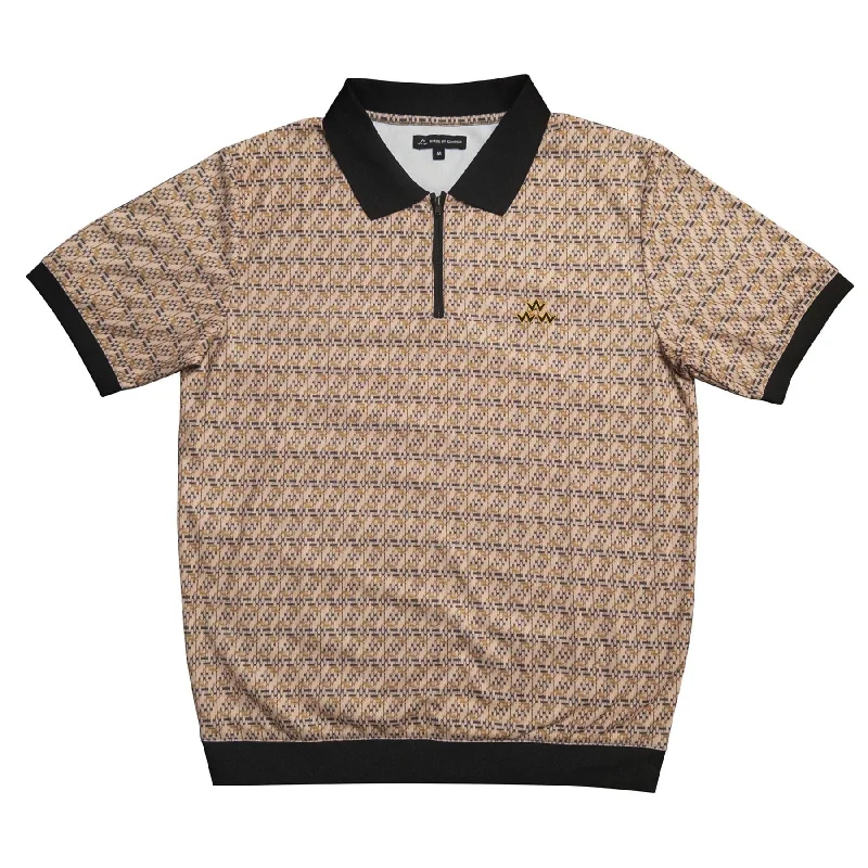 Speaker Box Quarter Zip Polo Tweed - 2024