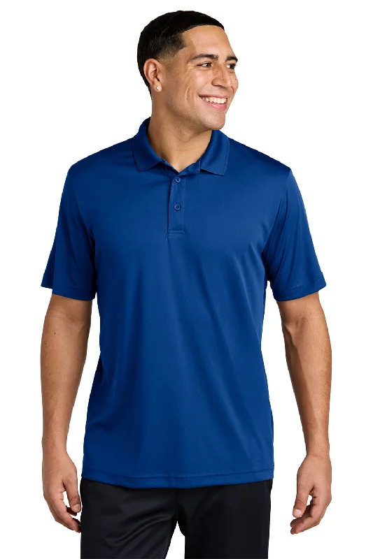 Sport-Tek Mens Competitor Moisture Wicking Short Sleeve Polo Shirt - True Royal Blue