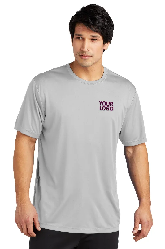 Sport-Tek PosiCharge Customized Re-Compete Tee's, Silver