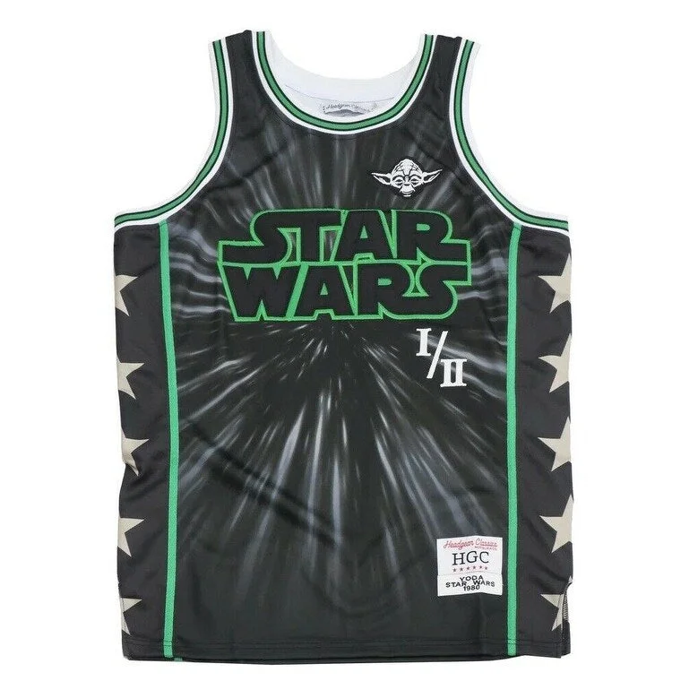 Star Wars Yoda Basketball Jersey, Black