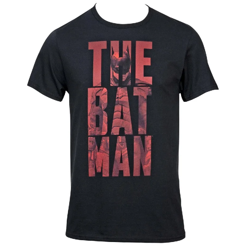 The Batman Movie Character In Text TShirt