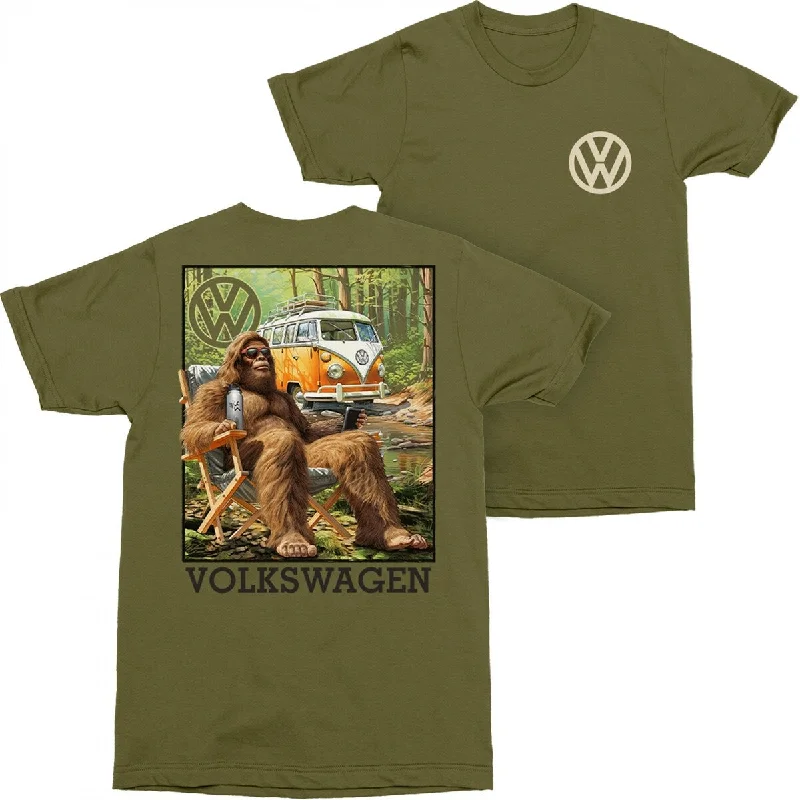 Volkswagen Sasquatch On Break Front And Back Print TShirt