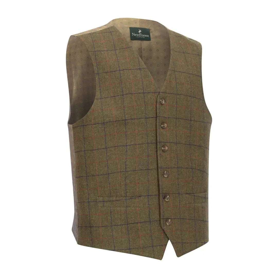 New Forest Premium 100% Wool Tweed Waistcoat