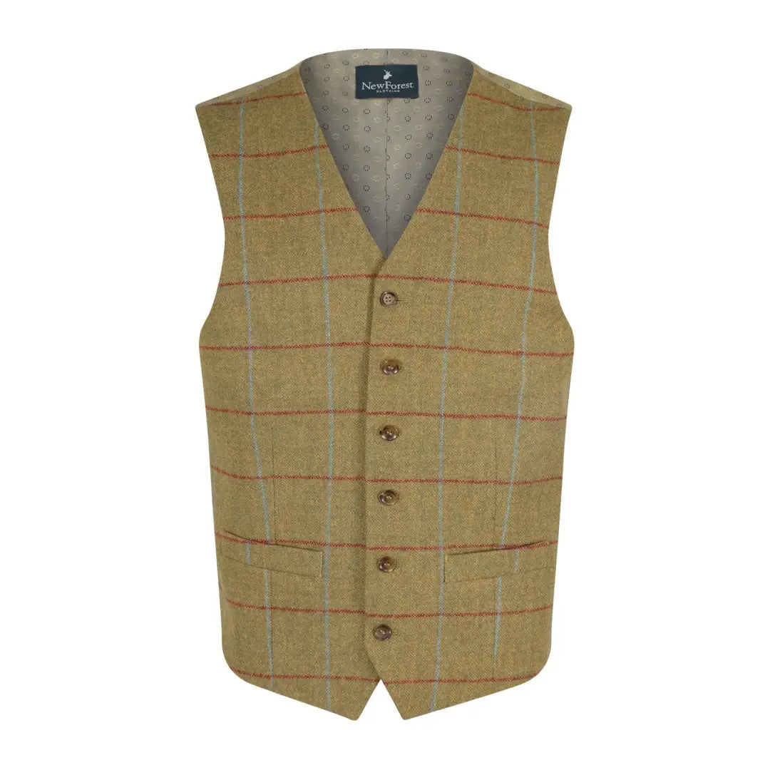 New Forest Premium 100% Wool Tweed Waistcoat