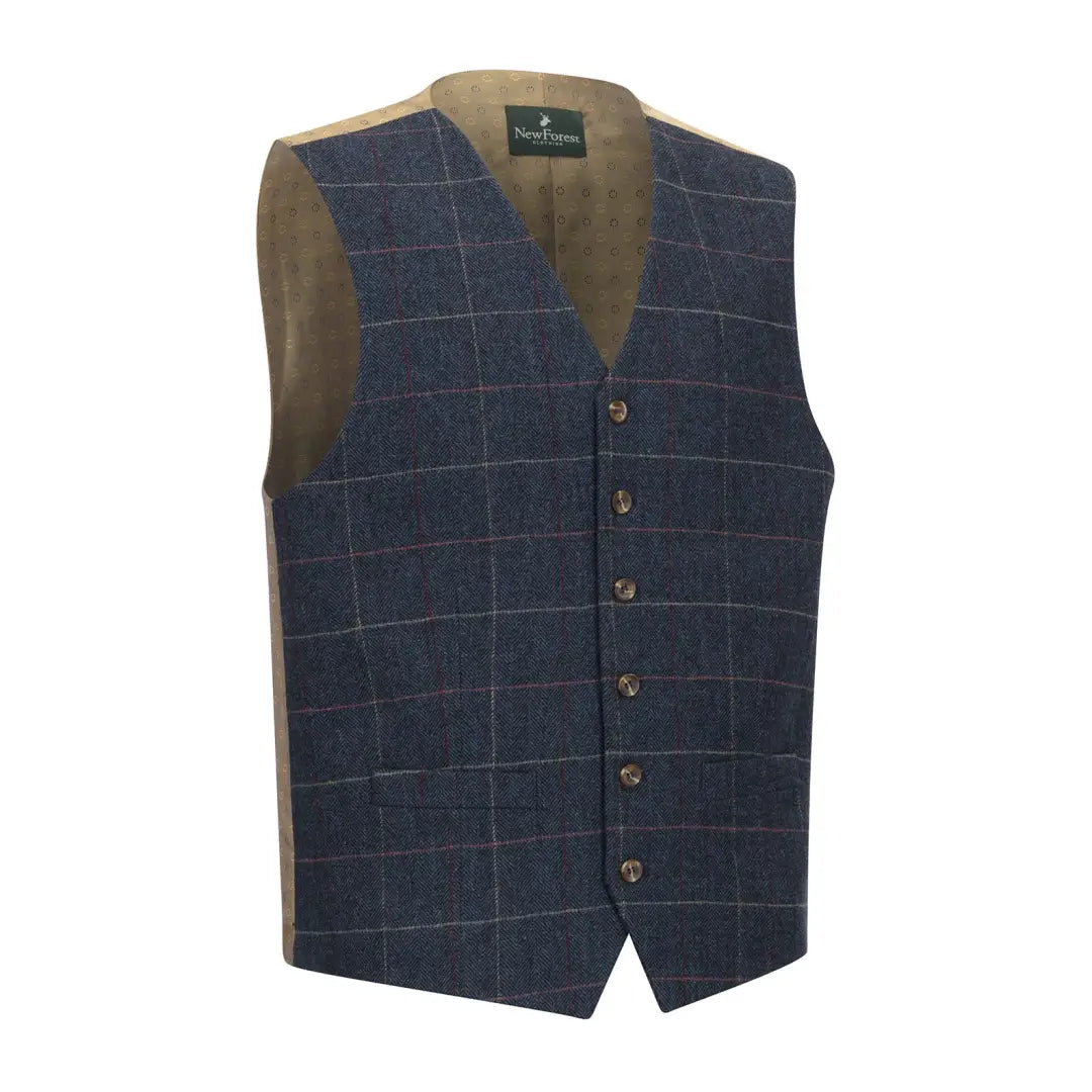 New Forest Premium 100% Wool Tweed Waistcoat